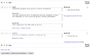 build custom online laboratory checklists